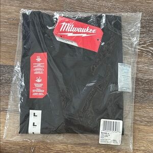 NEW Milwaukee Black HYBRID Work Shirt - Large